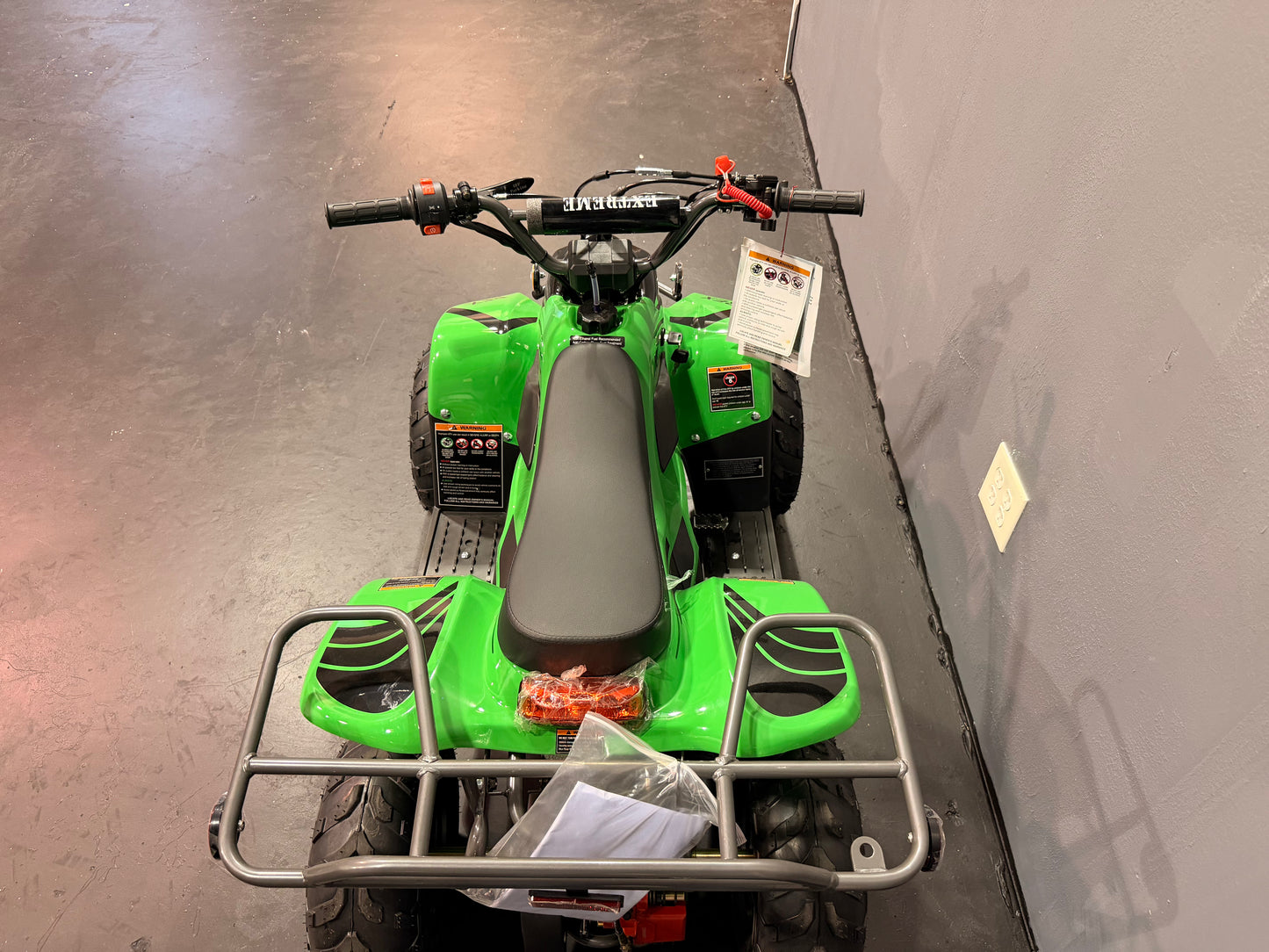 2025 DLX 110cc Youth ATV Green