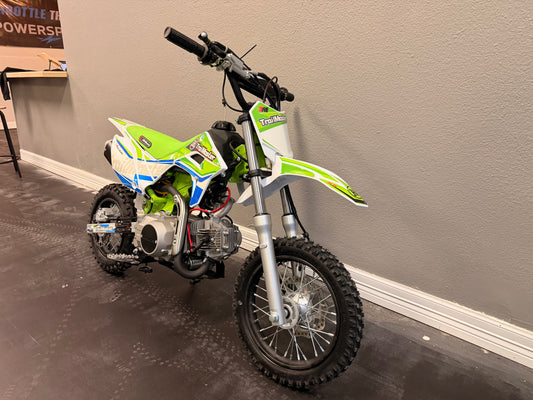 2025 Trailmaster SK110r Pit Bike Green