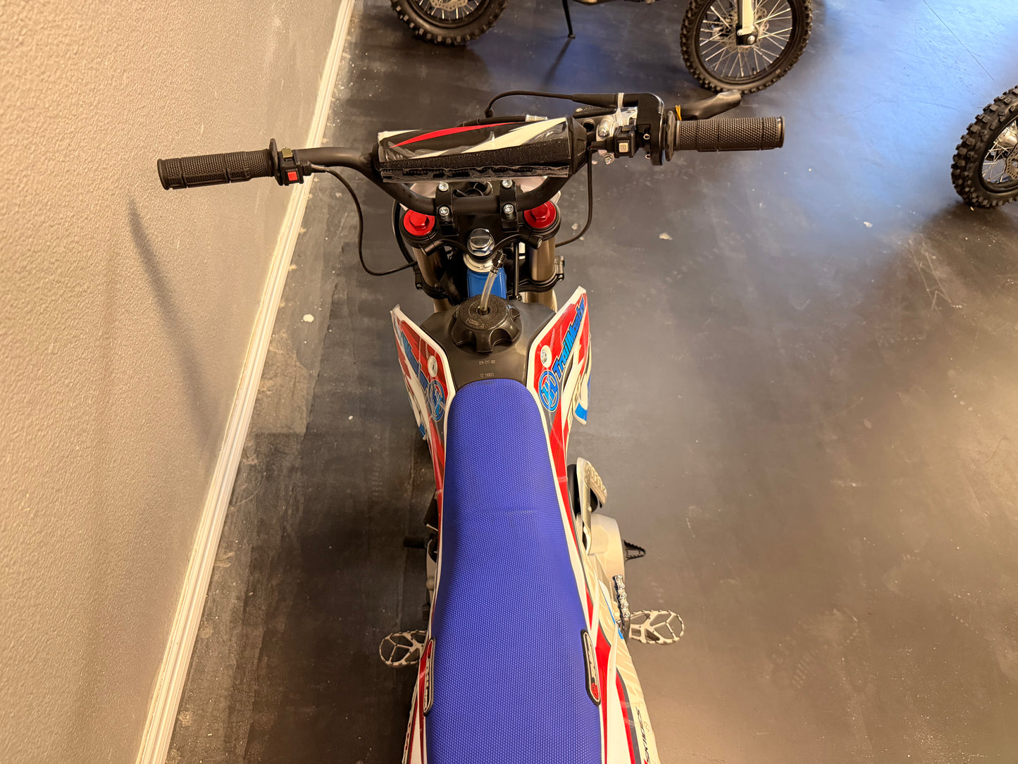 2025 Trailmaster SK110s Red and Blue