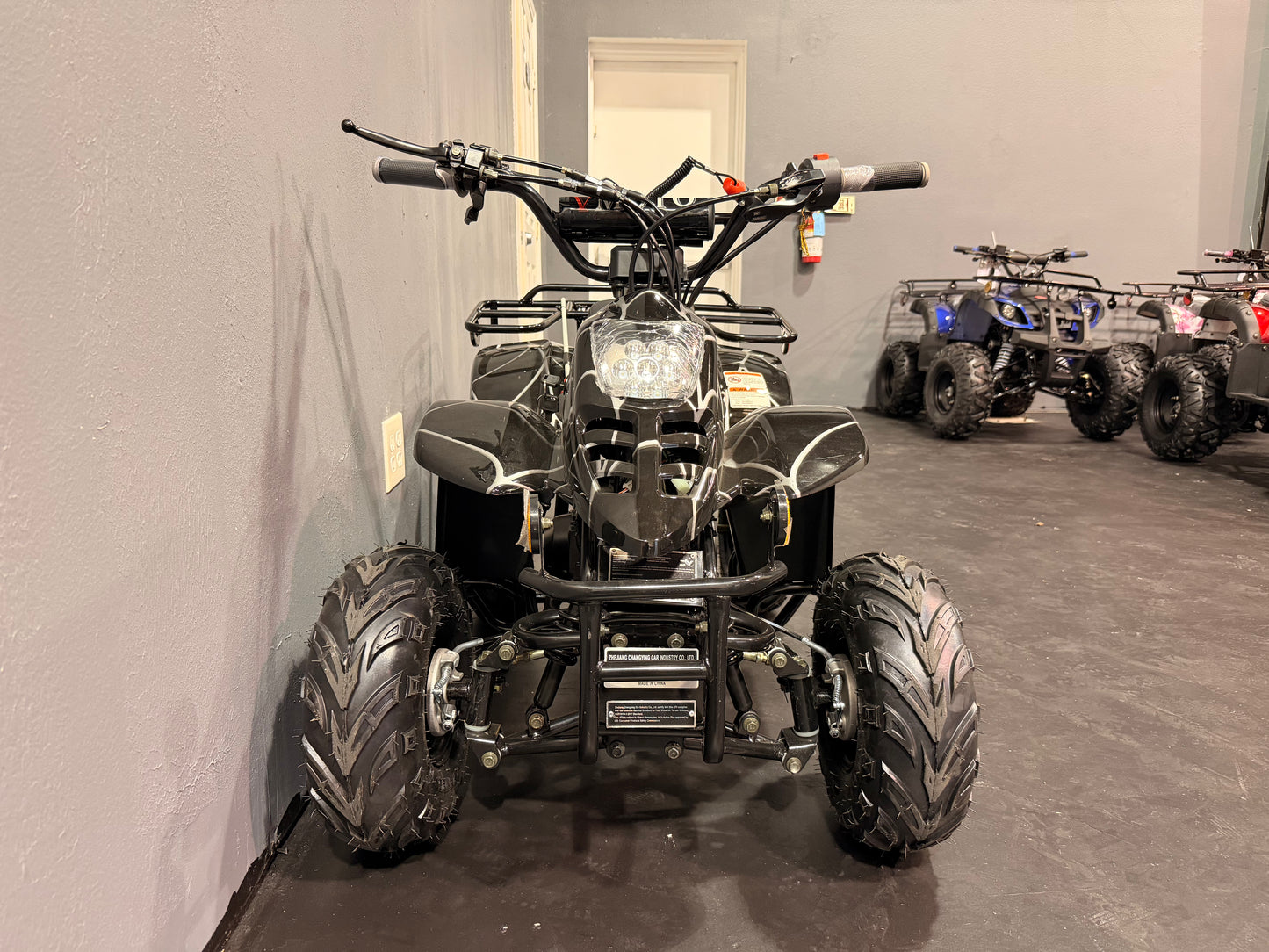2025 DLX 110cc Youth ATV  Black Spider