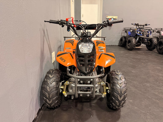 2025 DLX 110cc Youth ATV Orange