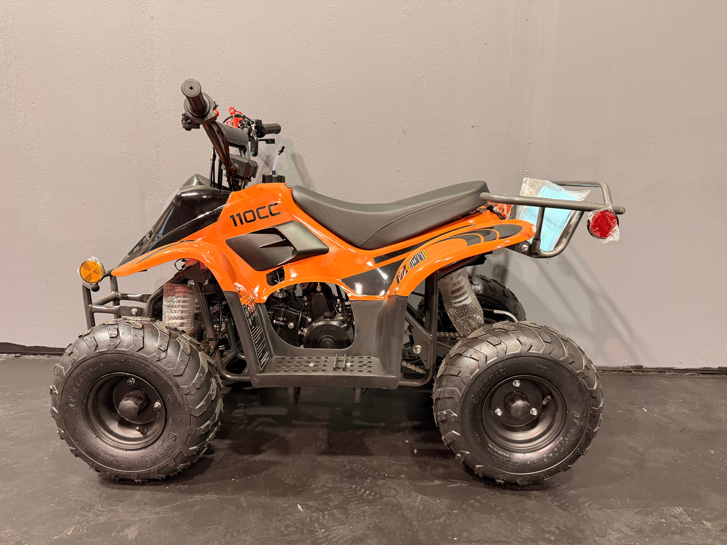 2025 DLX 110cc Youth ATV Orange