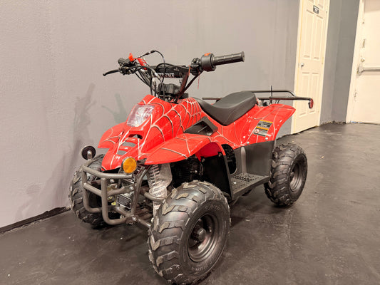 2025 DLX 110cc Youth ATV Red Spider