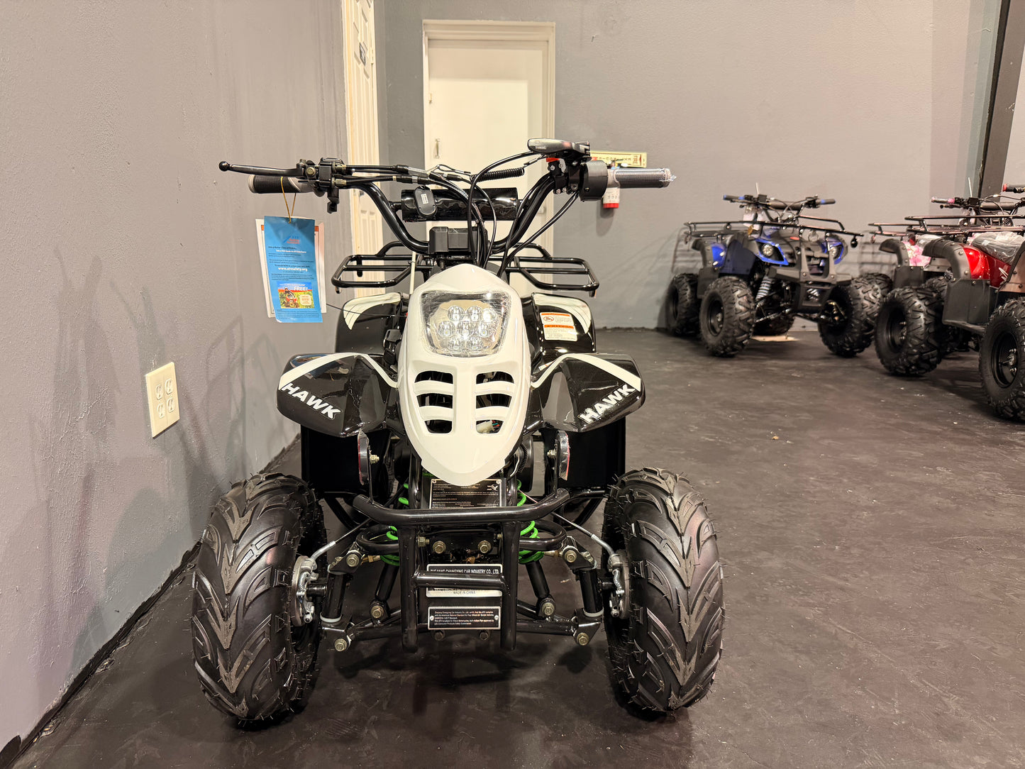 2025 DLX 110cc Youth ATV Black