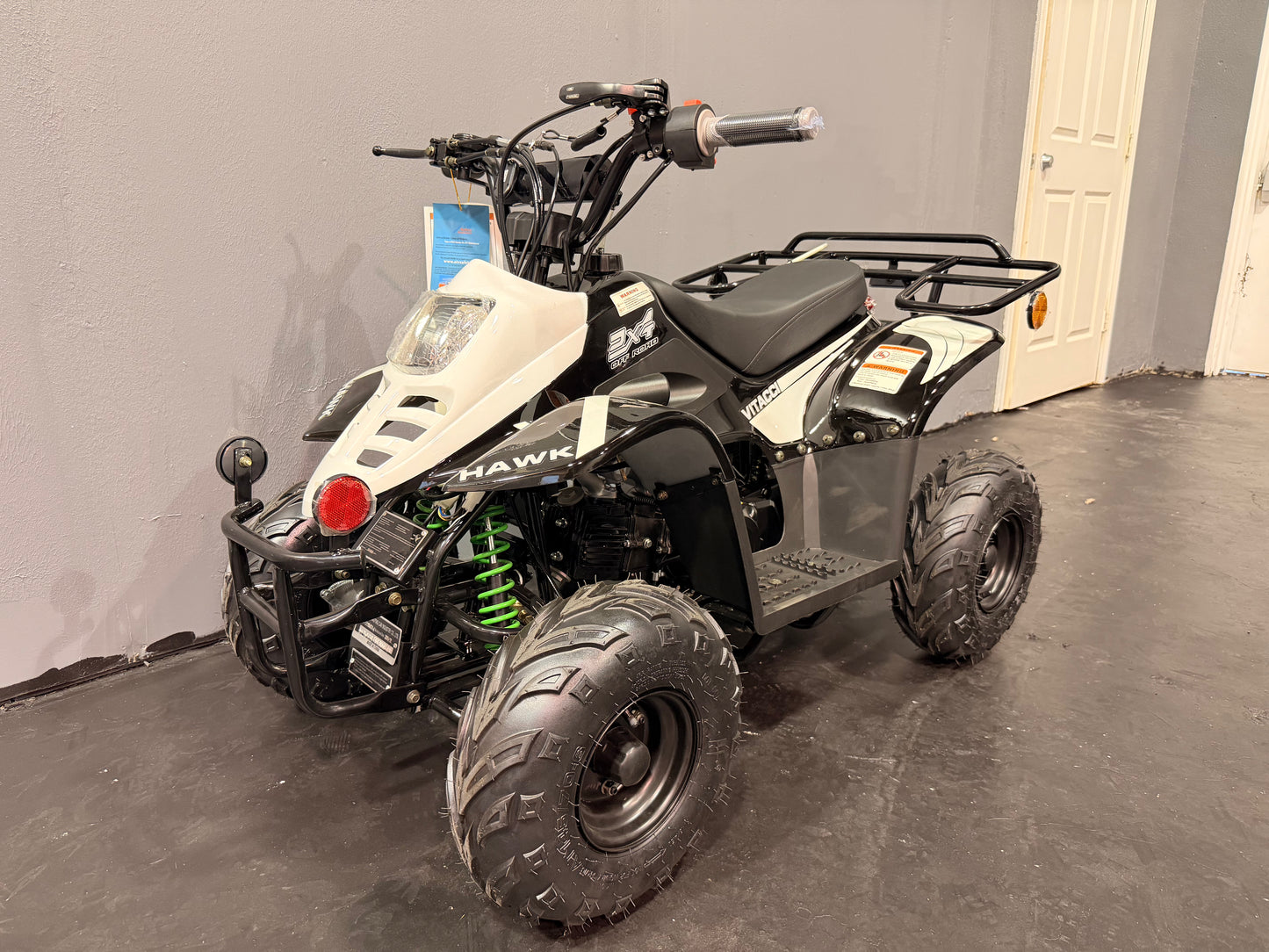 2025 DLX 110cc Youth ATV Black