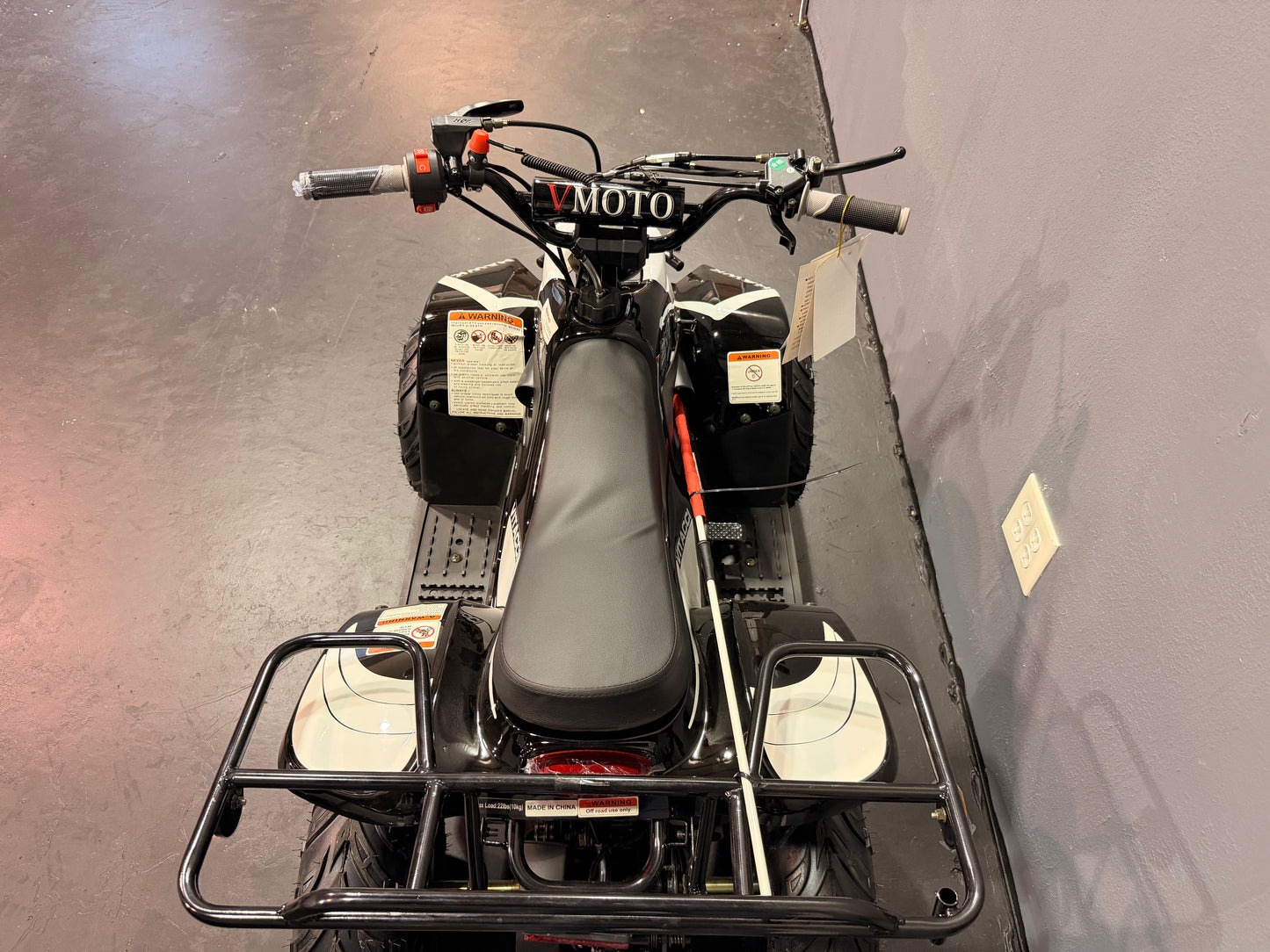 2025 DLX 110cc Youth ATV Black