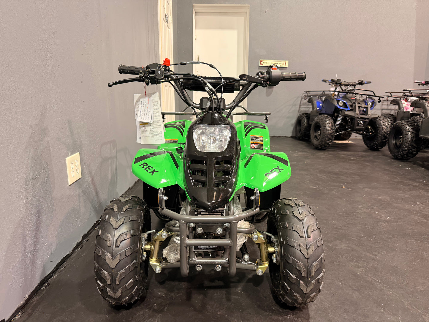 2025 DLX 110cc Youth ATV Green