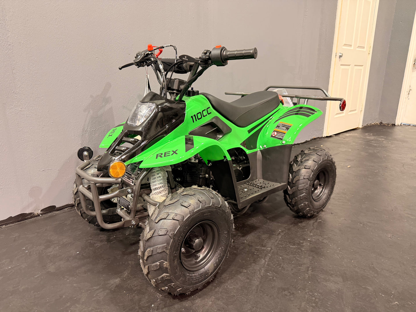 2025 DLX 110cc Youth ATV Green