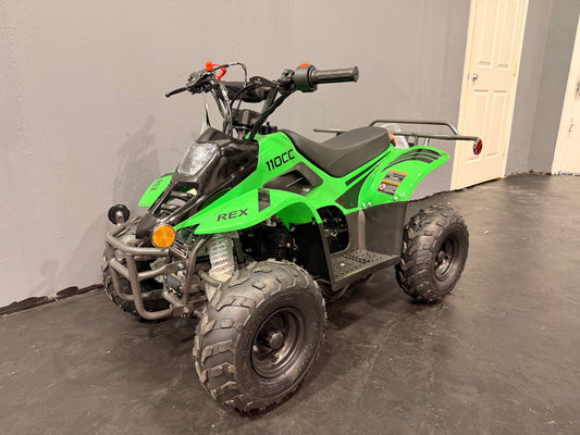 2025 DLX 110cc Youth ATV Green