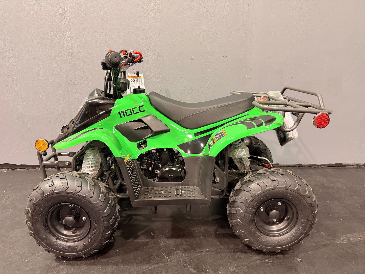 2025 DLX 110cc Youth ATV Green